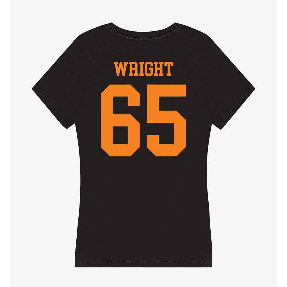 UTEP - NCAA Football : Isaiah Wright - Women's V-Neck T-Shirt-1