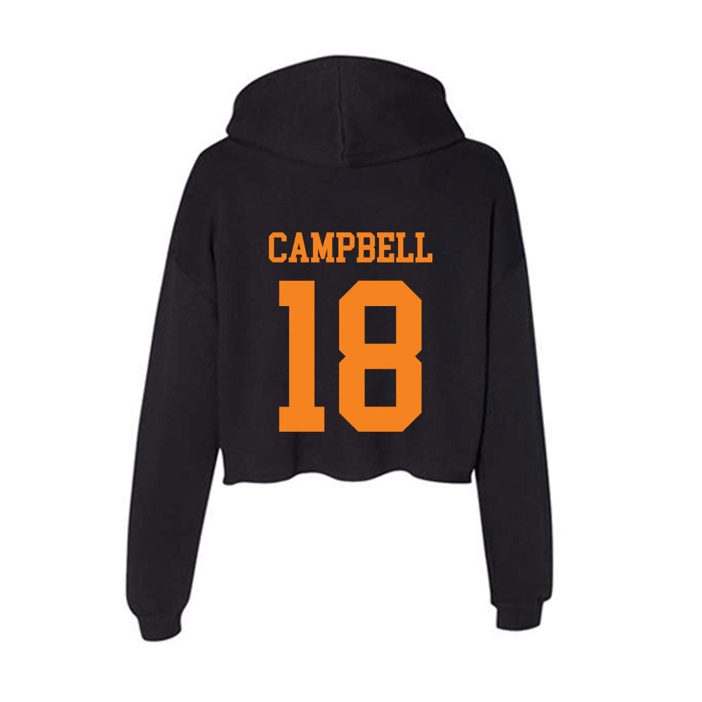 UTEP - NCAA Football : Rafeald Campbell - Women's Crop Fleece Hoodie-1