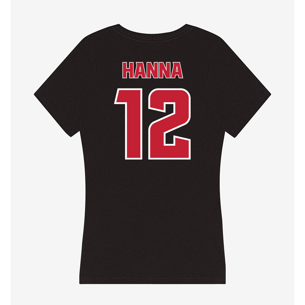DU - NCAA Men's Soccer : Kieran Hanna - Women's V-Neck T-Shirt-1
