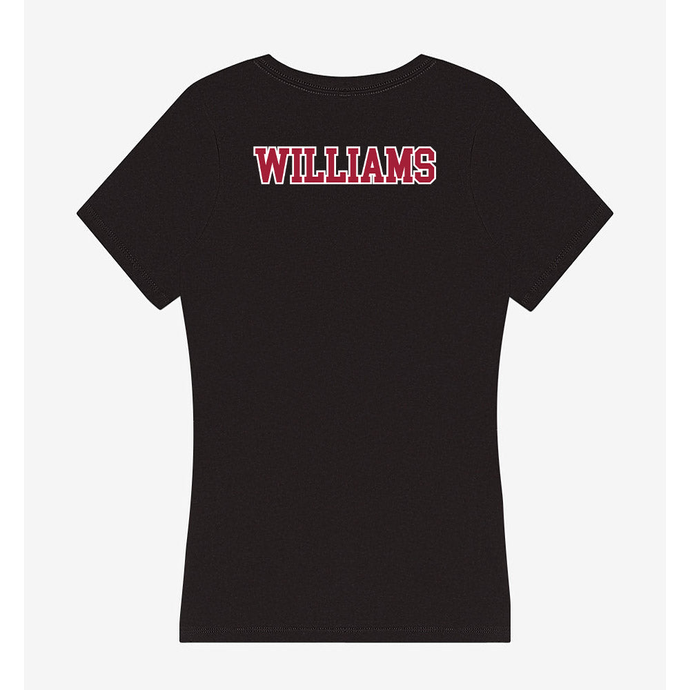 St. Joe's - NCAA Men's Track & Field : Jalen Williams - Women's V-Neck T-Shirt-1