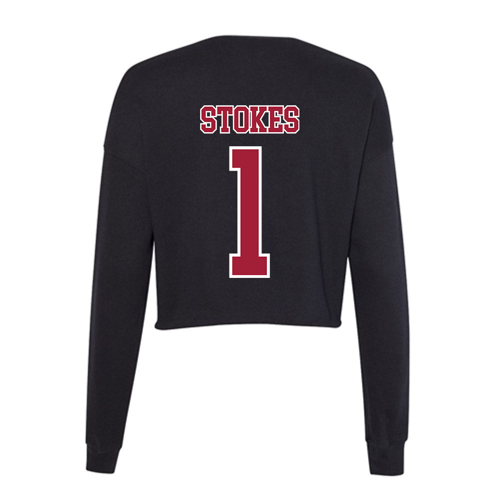 St. Joe's - NCAA Women's Basketball : Rhian Stokes - Women's Cropped Crew Fleece-1