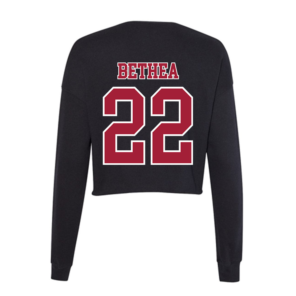 St. Joe's - NCAA Women's Basketball : Kaylinn Bethea - Women's Cropped Crew Fleece-1