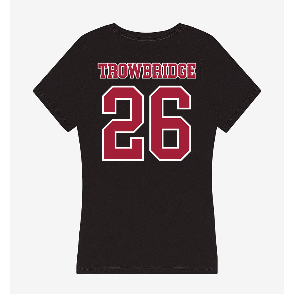 St. Joe's - NCAA Softball : Taylor Trowbridge - Women's V-Neck T-Shirt-1