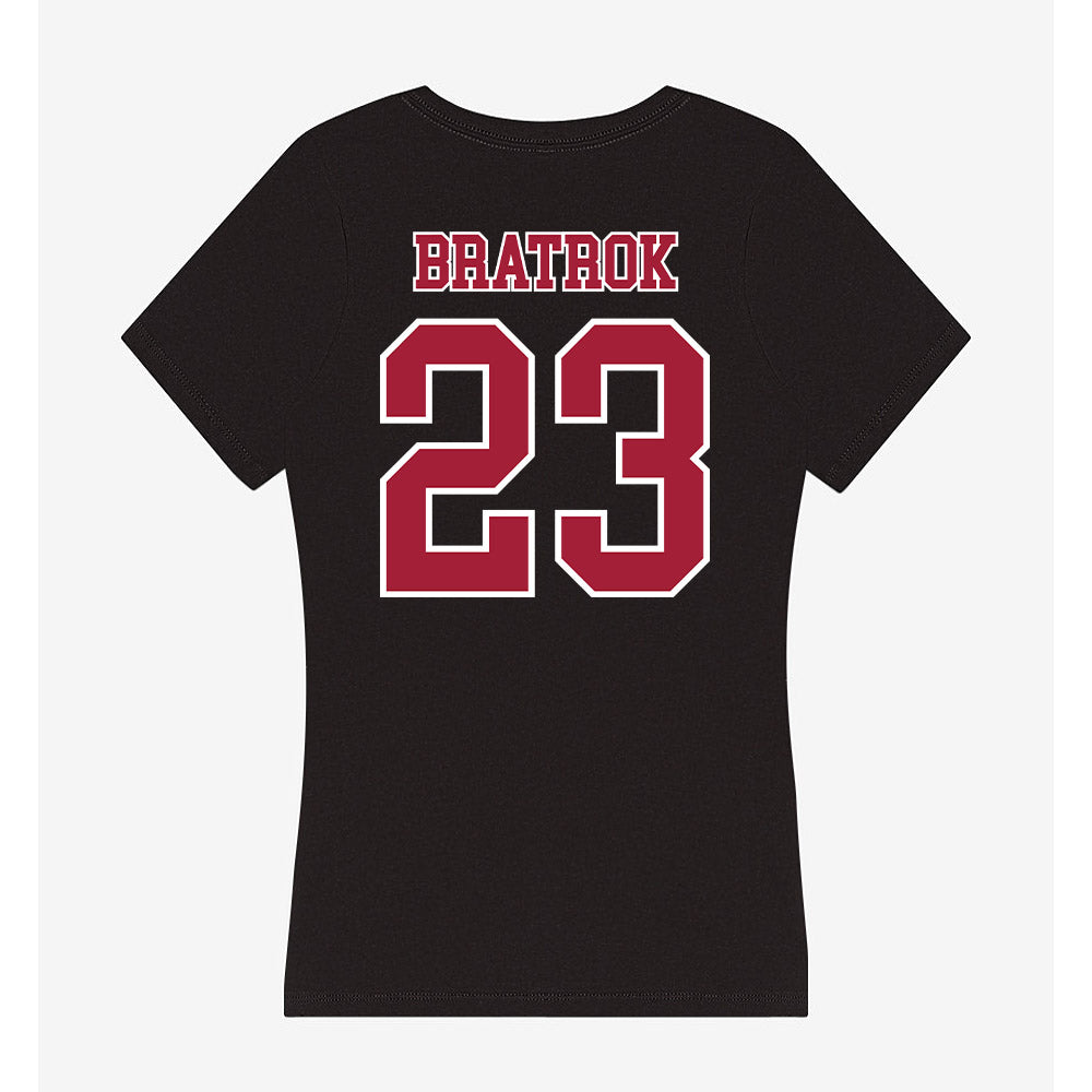 St. Joe's - NCAA Men's Soccer : Vegard Bratrok - Women's V-Neck T-Shirt-1