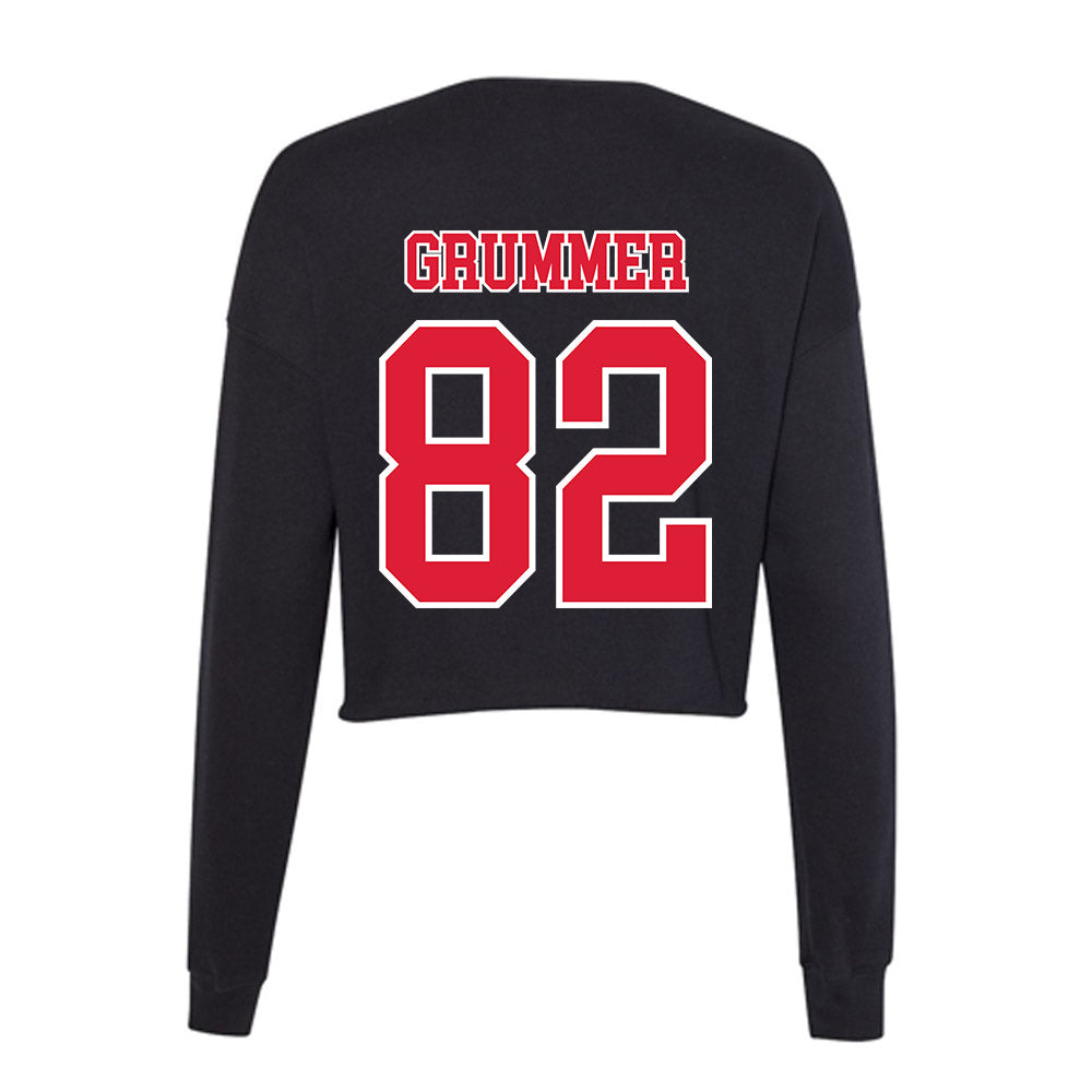 Lamar - NCAA Football : Aidan Grummer - Women's Cropped Crew Fleece-1