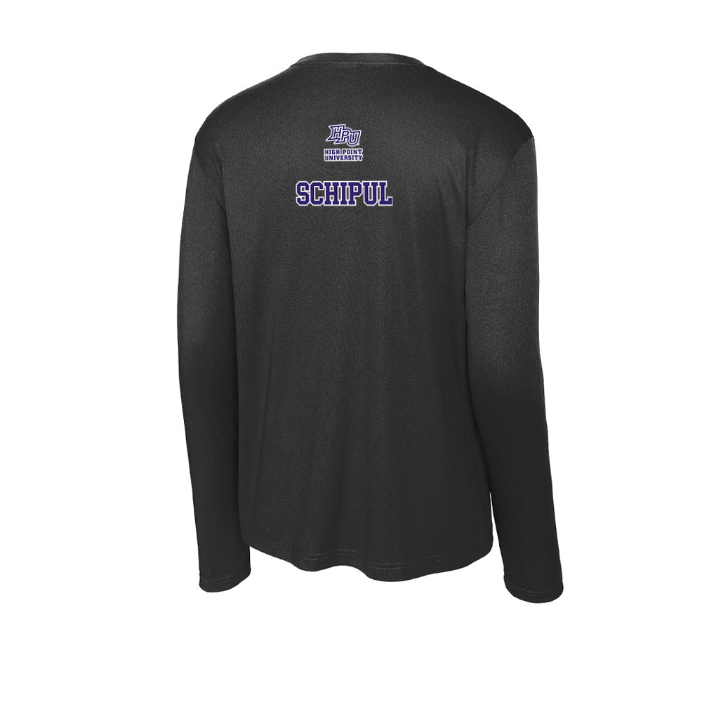 High Point - NCAA Men's Cross Country : Ben Schipul - Activewear Long Sleeve T-Shirt-1