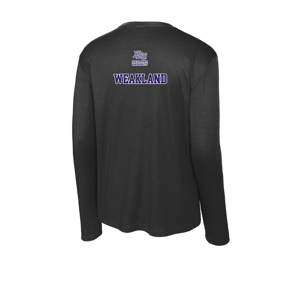 High Point - NCAA Men's Track & Field : Jake Weakland - Activewear Long Sleeve T-Shirt-1
