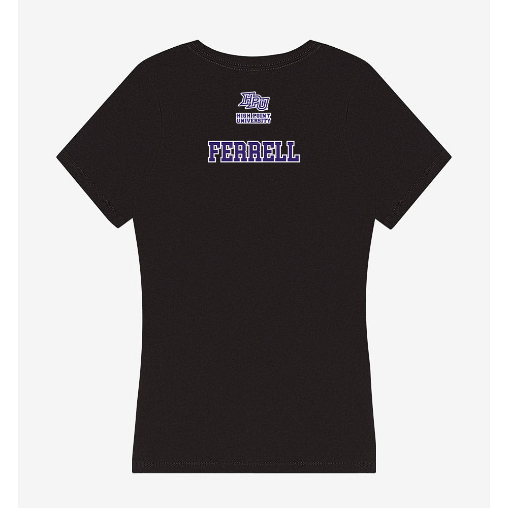 High Point - NCAA Women's Track & Field : Makayla Ferrell - Women's V-Neck T-Shirt-1