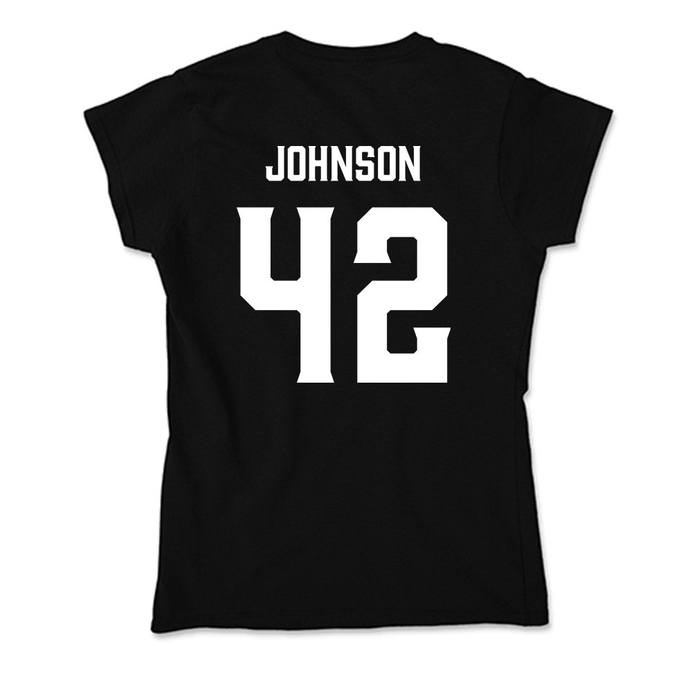 Furman - NCAA Women's Basketball : Kate Johnson - Soft Style Women’s T-Shirt-1