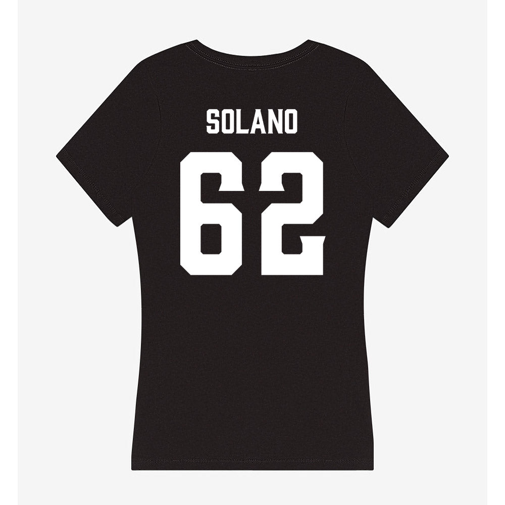 Furman - NCAA Football : Parker Solano - Women's V-Neck T-Shirt-1