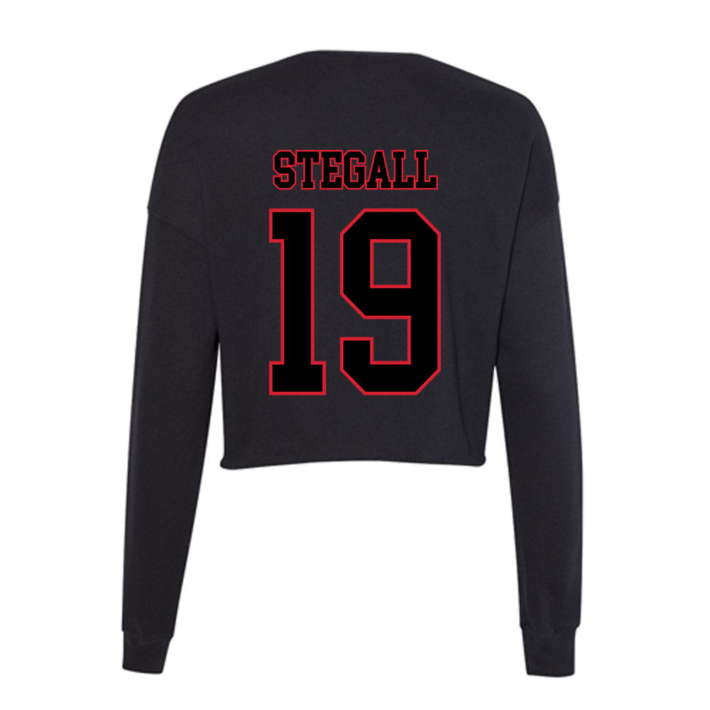 DePaul - NCAA Men's Soccer : Chase Stegall - Women's Cropped Crew Fleece-1