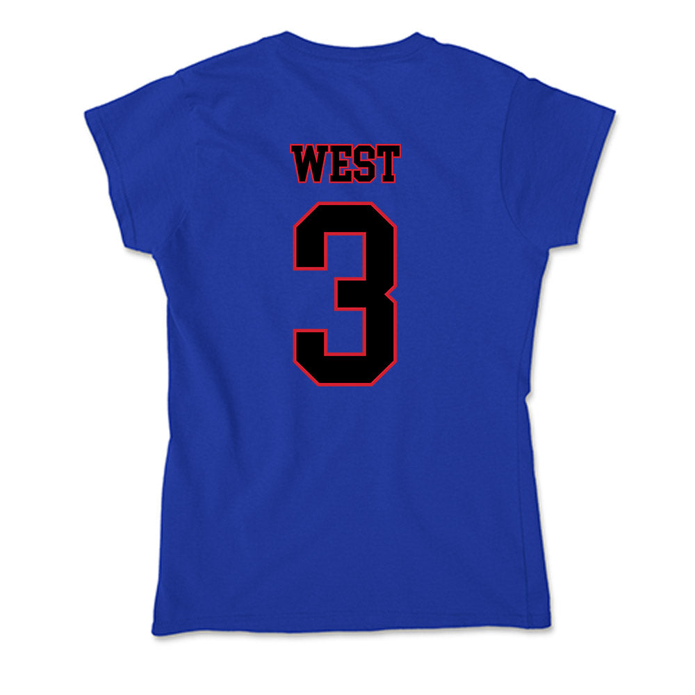 DePaul - NCAA Women's Basketball : Alayna West - Soft Style Women’s T-Shirt-1