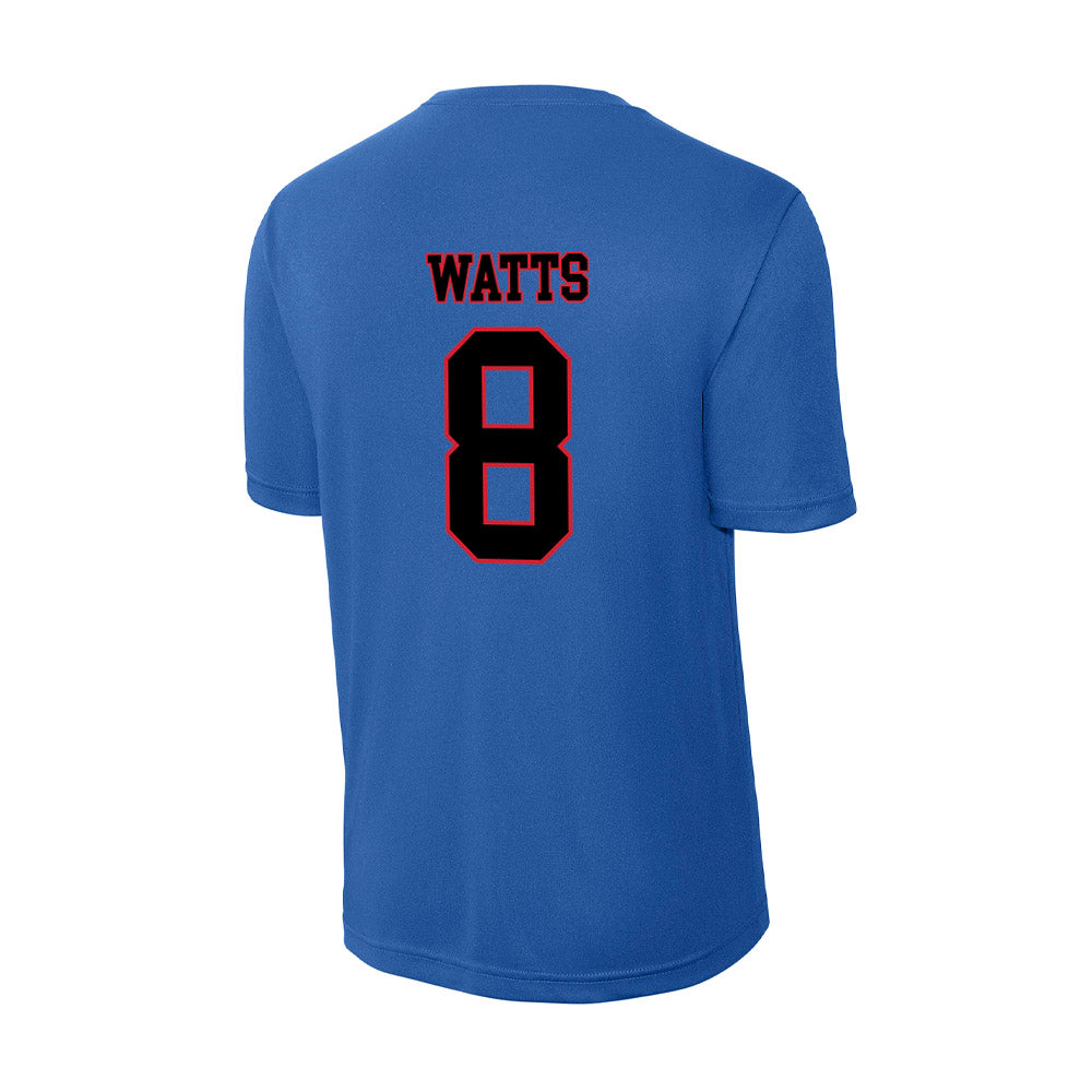 DePaul - NCAA Men's Soccer : Callum Watts - Activewear T-Shirt-1