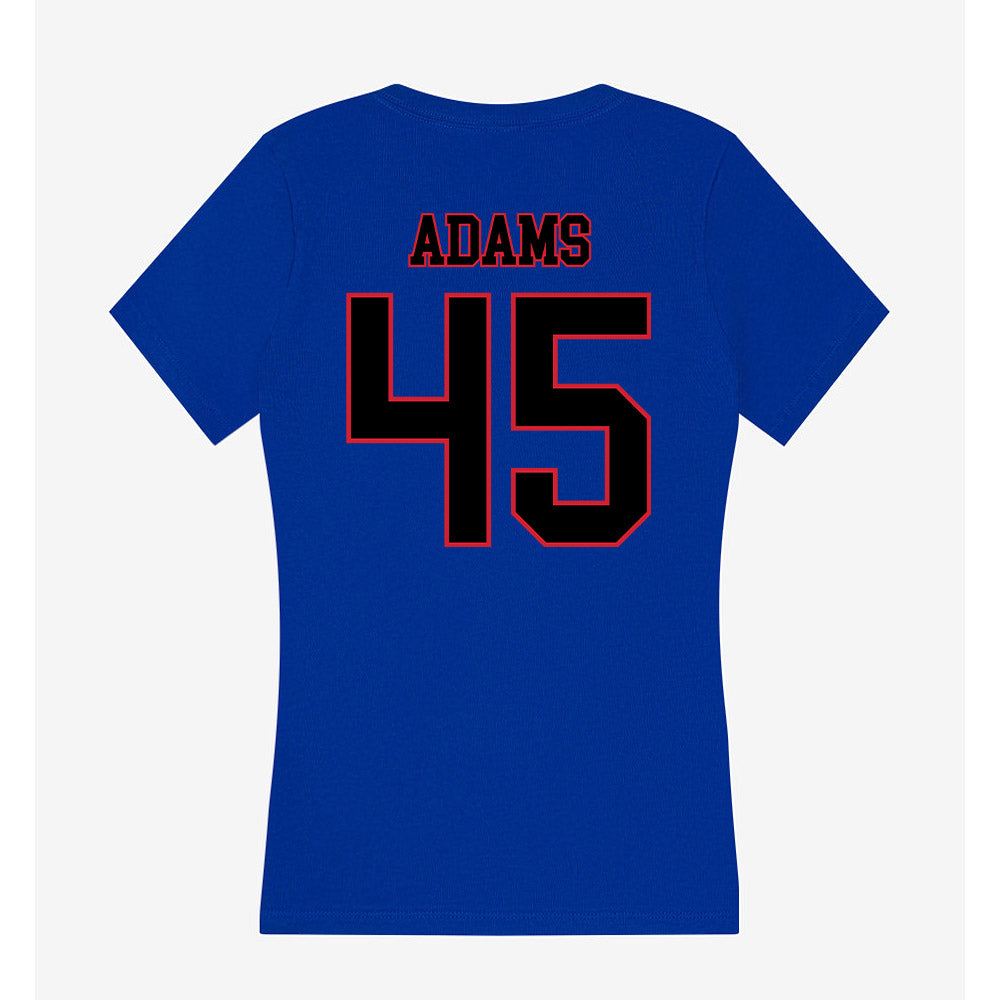 DePaul - NCAA Softball : Jolie Adams - Women's V-Neck T-Shirt-1