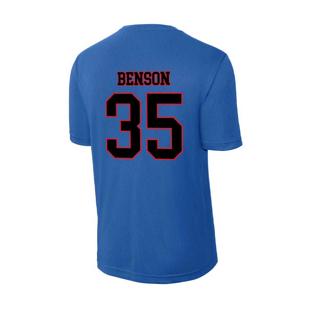 DePaul - NCAA Men's Basketball : NJ Benson - Activewear T-Shirt-1
