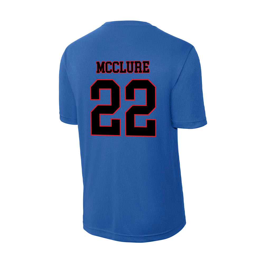 DePaul - NCAA Men's Basketball : Kruz McClure - Activewear T-Shirt-1