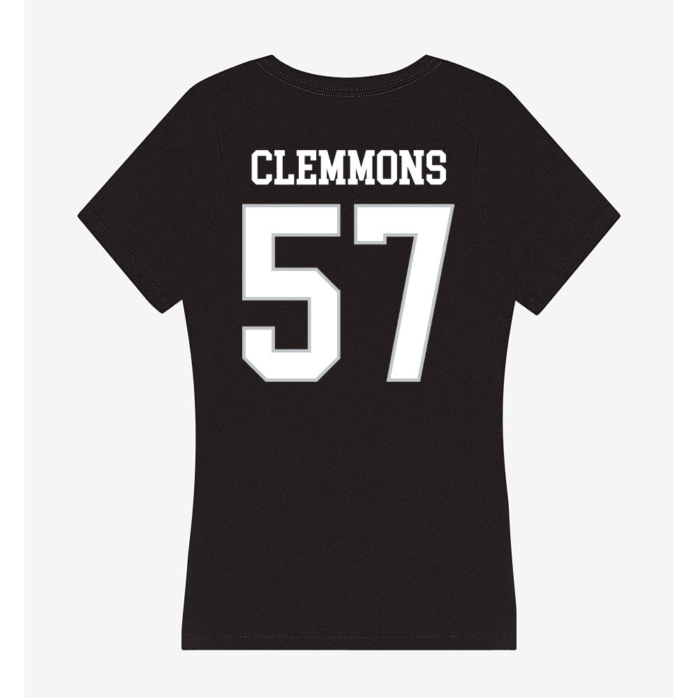 Rice - NCAA Football : Aquantis Clemmons - Women's V-Neck T-Shirt-1
