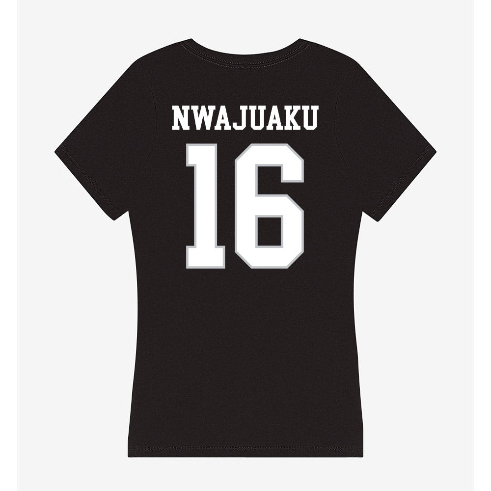 Rice - NCAA Football : Chibuikem Nwajuaku - Women's V-Neck T-Shirt-1