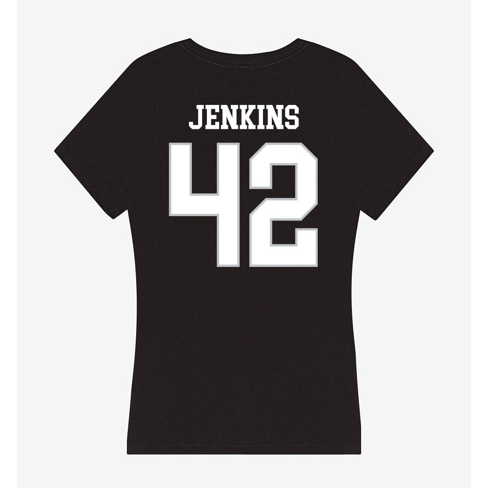Rice - NCAA Football : DeReyon Jenkins - Women's V-Neck T-Shirt-1