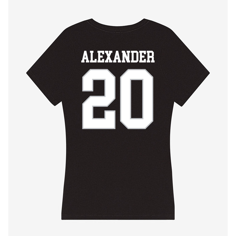 Rice - NCAA Football : Daelen Alexander - Women's V-Neck T-Shirt-1