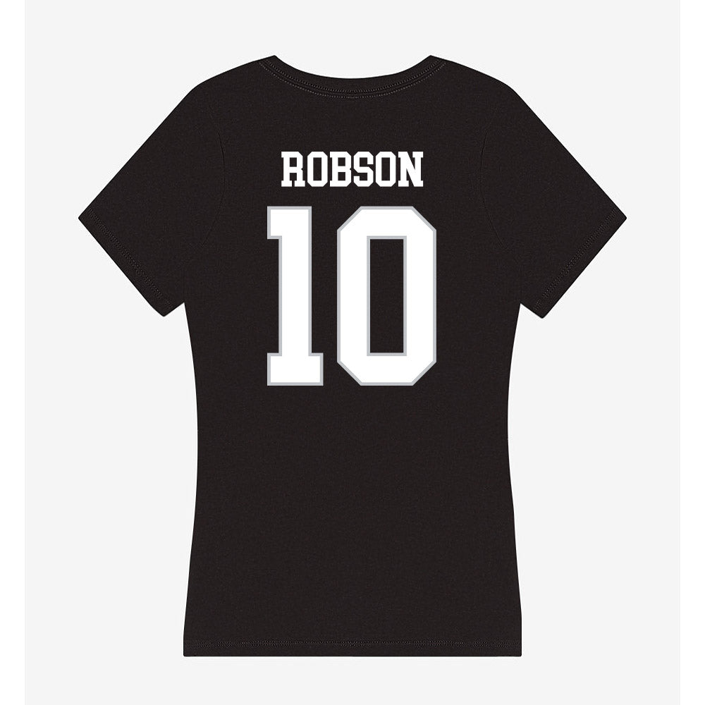 Rice - NCAA Baseball : Colin Robson - Women's V-Neck T-Shirt-1