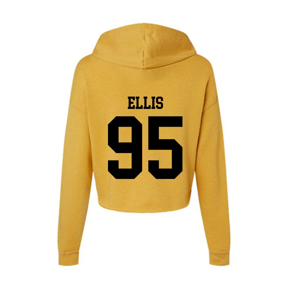 App State - NCAA Football : Kaden Ellis - Women's Crop Fleece Hoodie-1