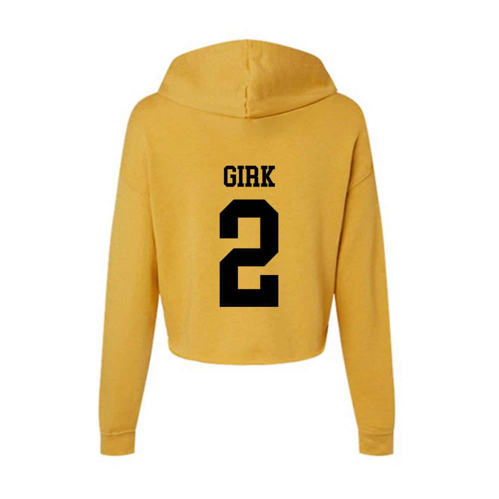 App State - NCAA Softball : Julia Girk - Women's Crop Fleece Hoodie-1