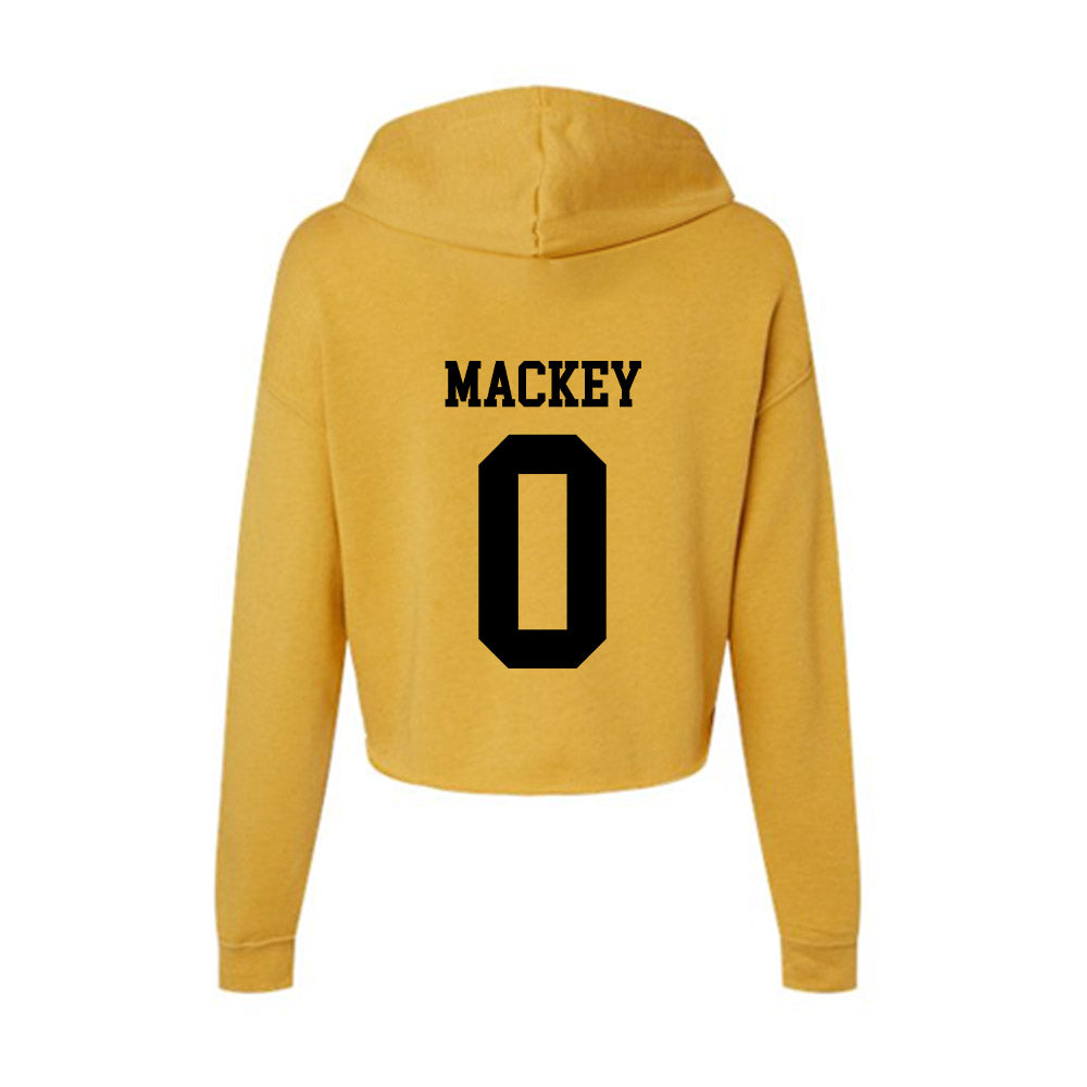 App State - NCAA Women's Volleyball : Keionna mackey - Women's Crop Fleece Hoodie-1