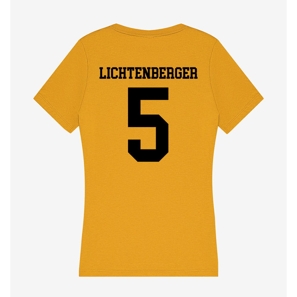App State - NCAA Baseball : Tyler Lichtenberger - Women's V-Neck T-Shirt-1