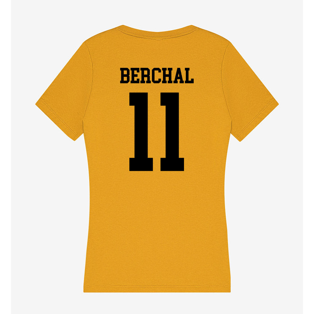 App State - NCAA Football : Juan Berchal - Women's V-Neck T-Shirt-1