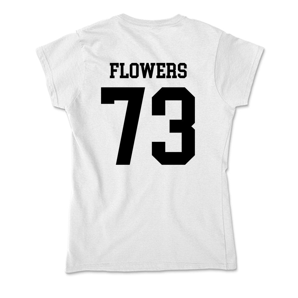 App State - NCAA Football : Will Flowers - Soft Style Women’s T-Shirt-1