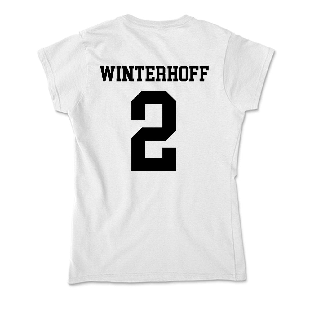 App State - NCAA Women's Volleyball : Maya Winterhoff - Soft Style Women’s T-Shirt-1
