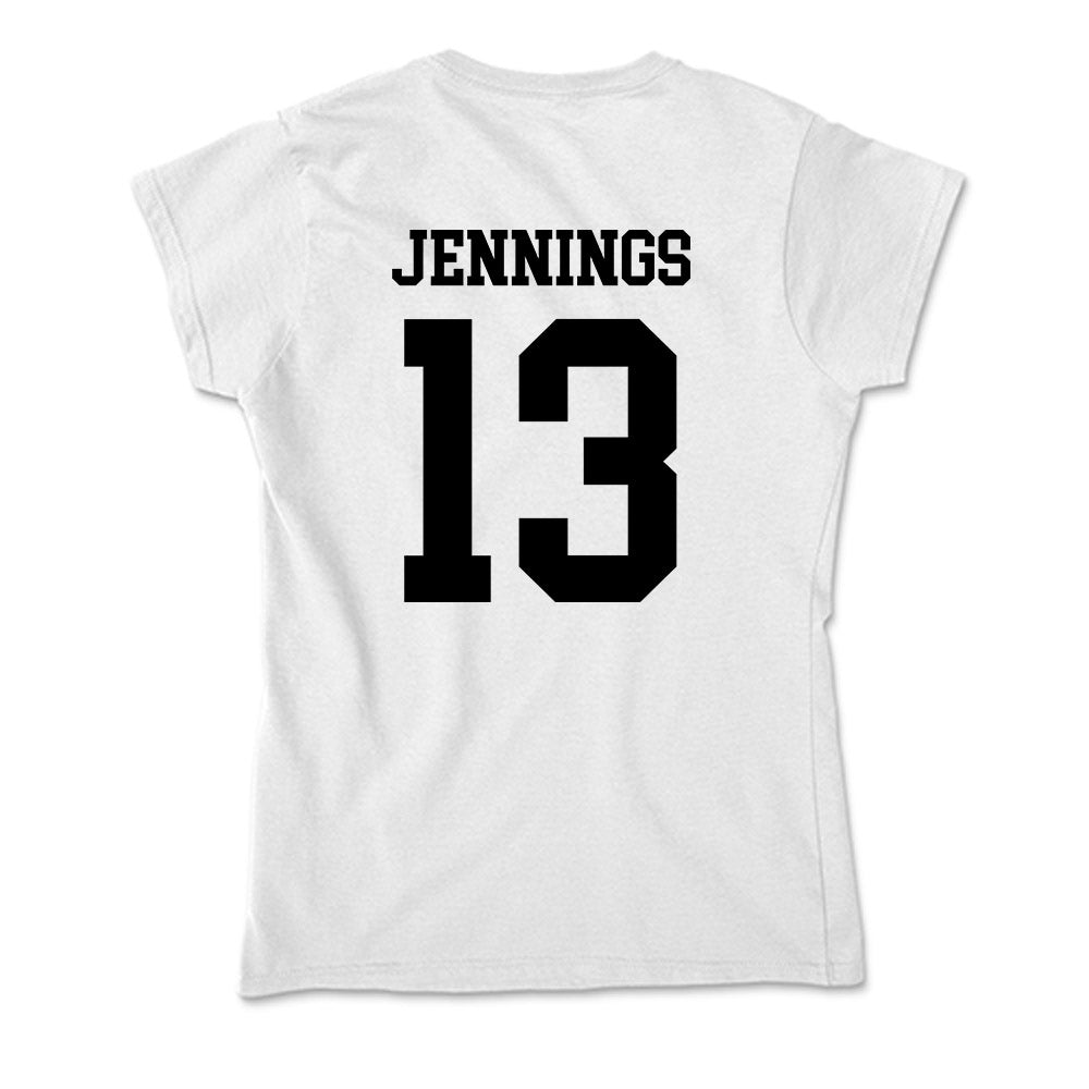 App State - NCAA Men's Basketball : Kasen Jennings - Soft Style Women’s T-Shirt-1