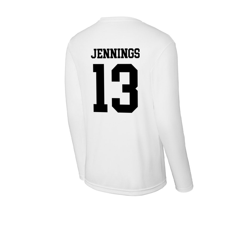 App State - NCAA Men's Basketball : Kasen Jennings - Activewear Long Sleeve T-Shirt-1