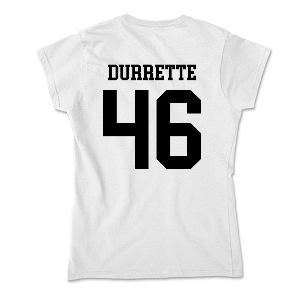 App State - NCAA Football : Damien Durrette - Soft Style Women’s T-Shirt-1