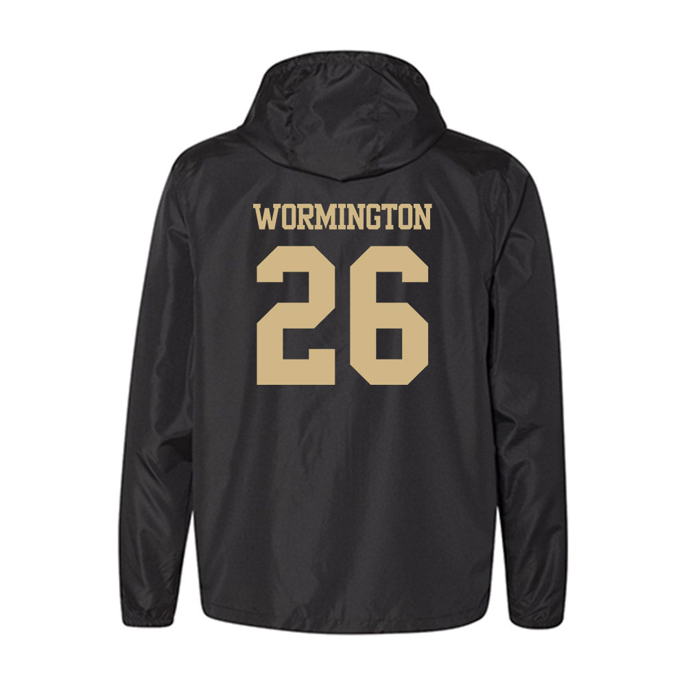 Tulsa - NCAA Men's Soccer : Trajan Wormington - Windbreaker-1
