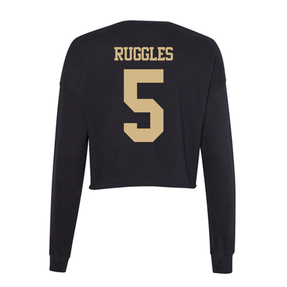 Tulsa - NCAA Women's Soccer : Gracen Ruggles - Women's Cropped Crew Fleece-1