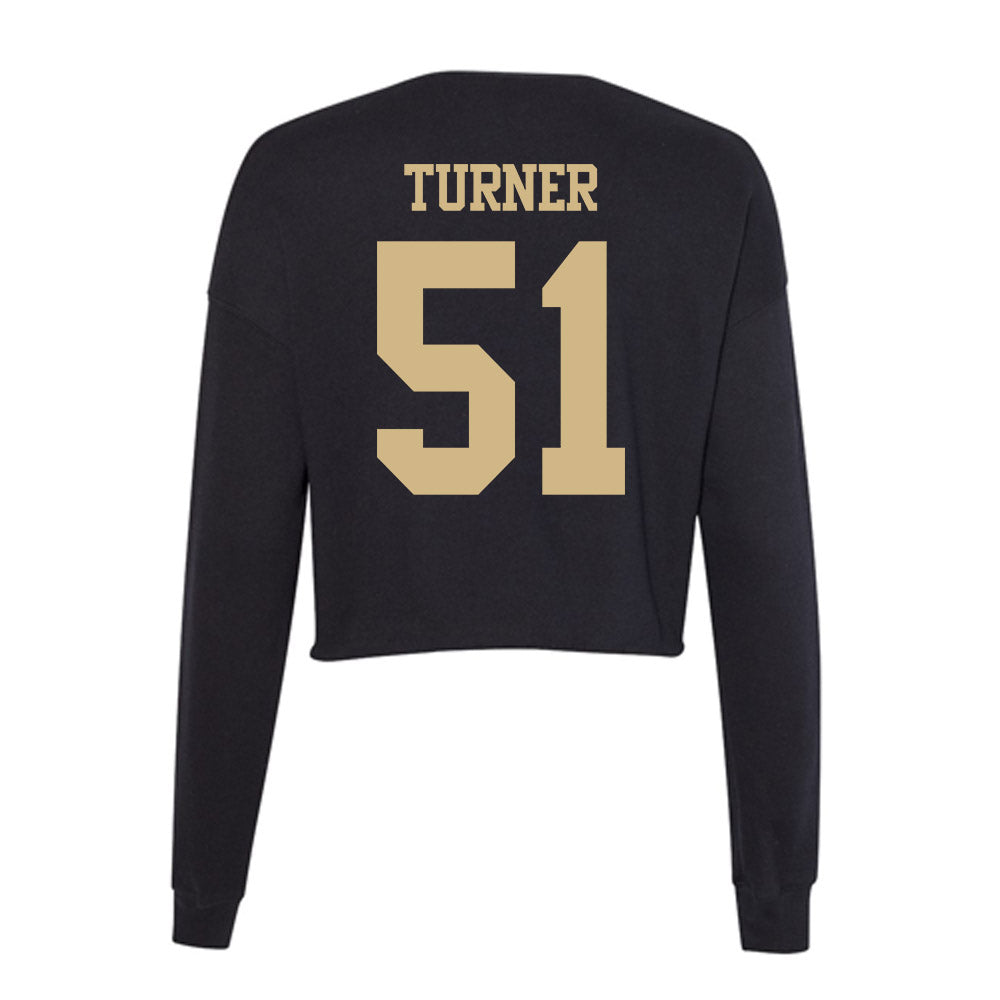 Tulsa - NCAA Softball : Amber Turner - Women's Cropped Crew Fleece-1