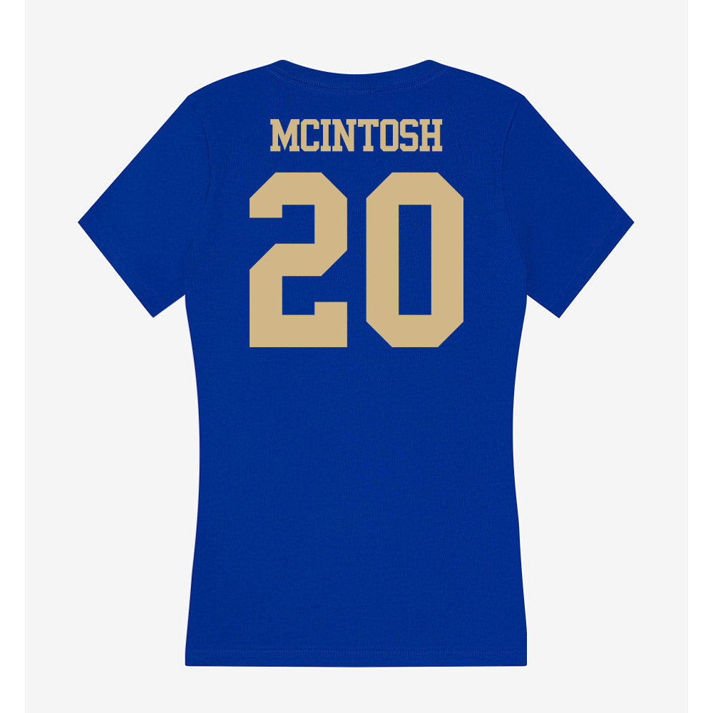 Tulsa - NCAA Football : RJ McIntosh - Women's V-Neck T-Shirt-1