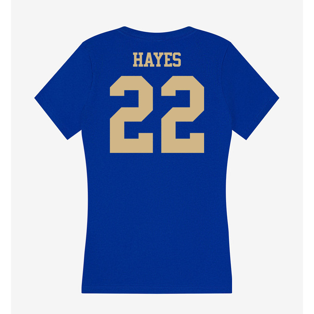 Tulsa - NCAA Softball : Abby Hayes - Women's V-Neck T-Shirt-1