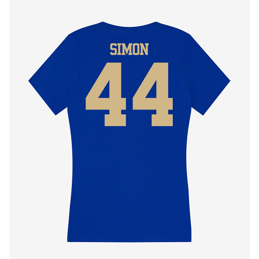 Tulsa - NCAA Football : Henry Simon - Women's V-Neck T-Shirt-1