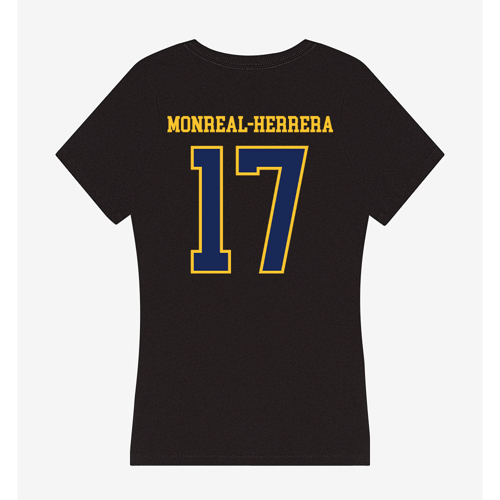 Marquette - NCAA Men's Soccer : Jonathan Monreal-Herrera - Women's V-Neck T-Shirt-1