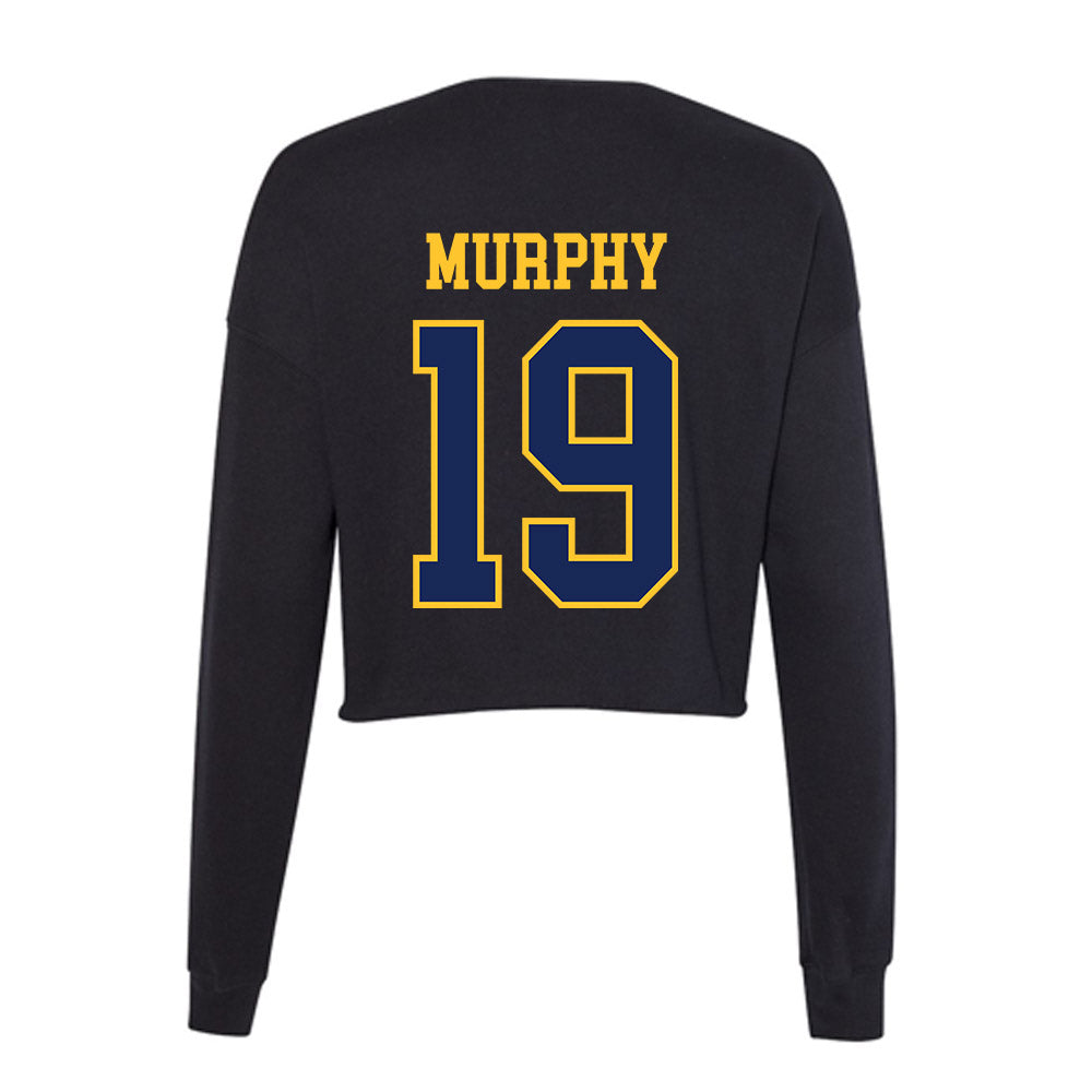 Marquette - NCAA Women's Lacrosse : Shannon Murphy - Women's Cropped Crew Fleece-1
