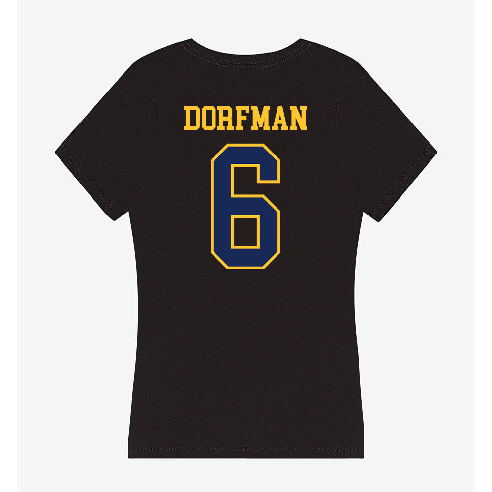 Marquette - NCAA Women's Soccer : Coco Dorfman - Women's V-Neck T-Shirt-1