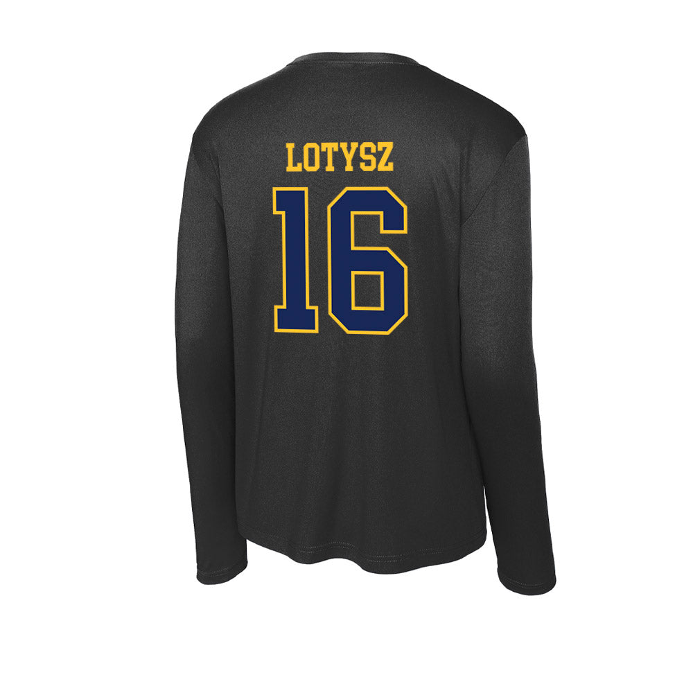 Marquette - NCAA Women's Lacrosse : Sayla Lotysz - Activewear Long Sleeve T-Shirt-1