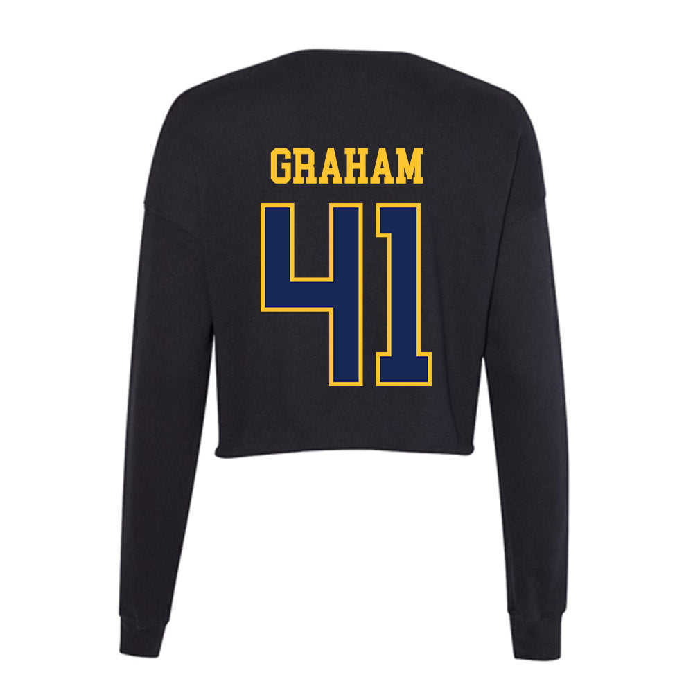 Marquette - NCAA Women's Lacrosse : Addyson Graham - Women's Cropped Crew Fleece-1