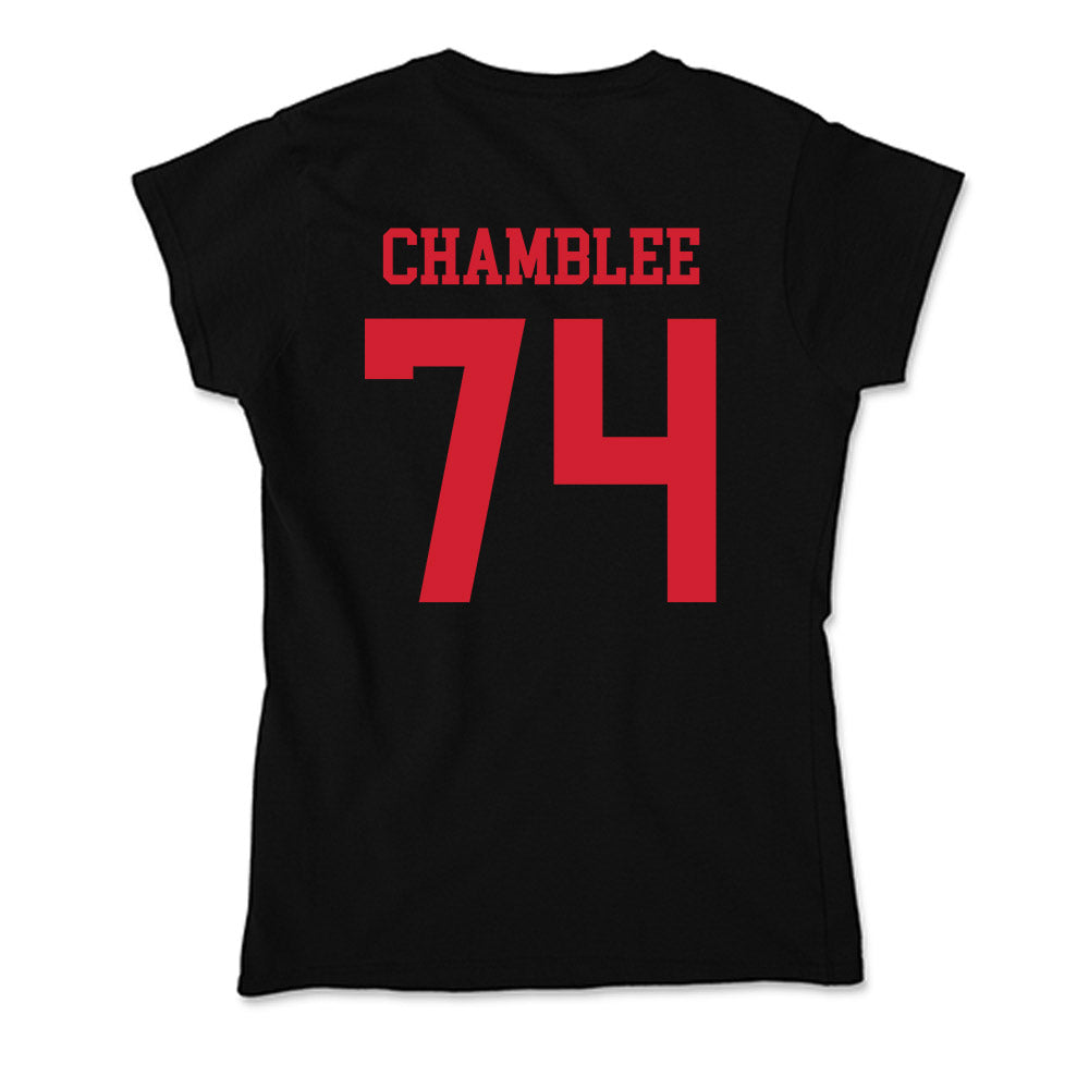 SMU - NCAA Football : Andrew Chamblee - Soft Style Women’s T-Shirt-1
