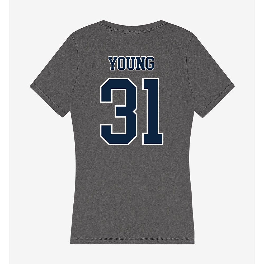 Xavier - NCAA Baseball : Joey Young - Women's V-Neck T-Shirt-1