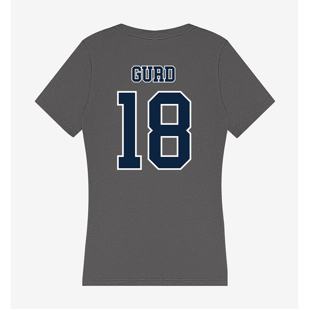 Xavier - NCAA Women's Lacrosse : Catherine Gurd - Women's V-Neck T-Shirt-1