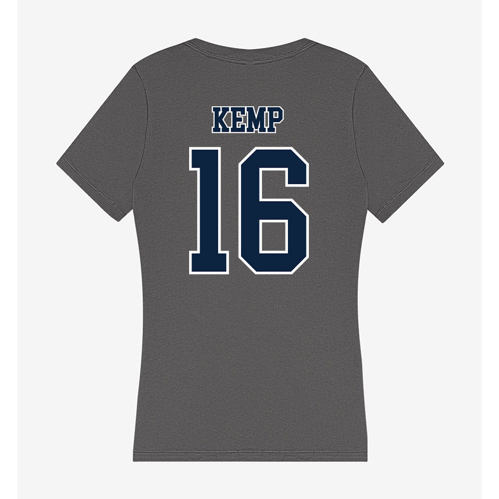 Xavier - NCAA Women's Volleyball : Margo Kemp - Women's V-Neck T-Shirt-1